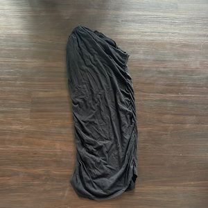 Cotton one shoulder black tunic, super comfortable,